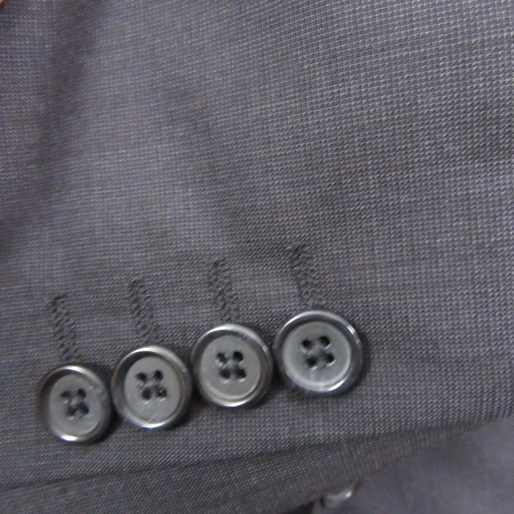Joe Joseph Abboud Sport Coat Mens‎ 40L Navy Blue Wool Two Button Blazer